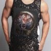 V Tiger King Tank Top 1 V Tiger King Tank Top -Victorious TT54 BLK 5