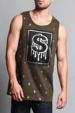 Chrome Money Tank Top 21 Chrome Money Tank Top -Victorious TT56 OLV 5