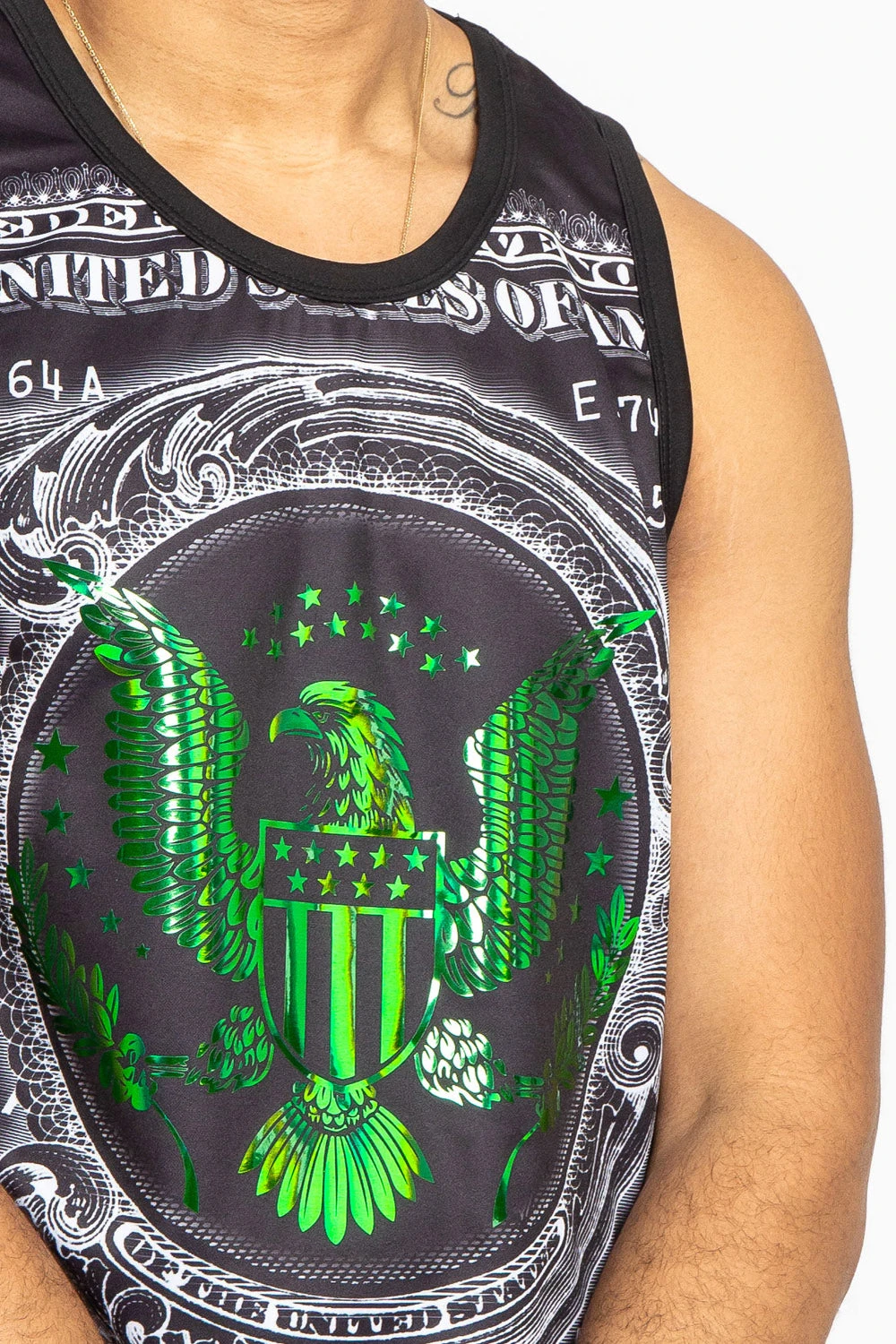 Iridescent Money Tank Top 9 Iridescent Money Tank Top - Image 7