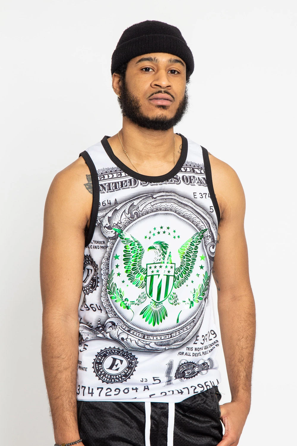 Iridescent Money Tank Top 4 Iridescent Money Tank Top - Image 2