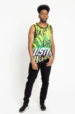 Big Graffiti Tank Top -Victorious TT78 GRN 5