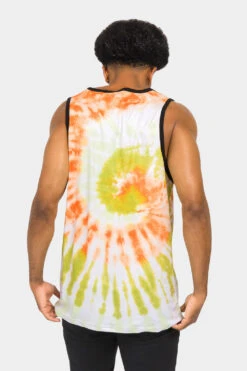 Fearless Eagle Tie Dye Tank Top -Victorious TT94 ORG 3