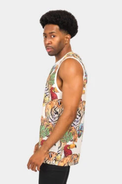 Floral Tiger Tank Top 18 Floral Tiger Tank Top -Victorious TT95 OFF 2