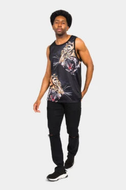 Fierce Tiger Tank Top -Victorious TT98 BLK 5