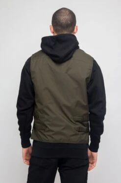 Utility Buckled Pocket Vest -Victorious VT002 OLV 3